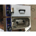 Double Tanks Electric Fryer for Frying Food (GRT-E082B)